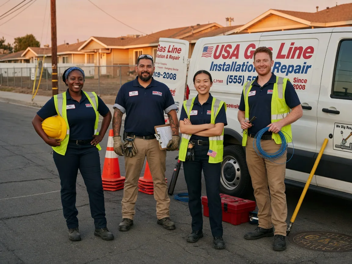 Gas Line Installation company in Mekinock, ND